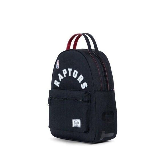 Toronto Raptors Herschel Nova Small Backpack - Black NEW NBA BACK TO SCHOOL - Picture 2 of 2